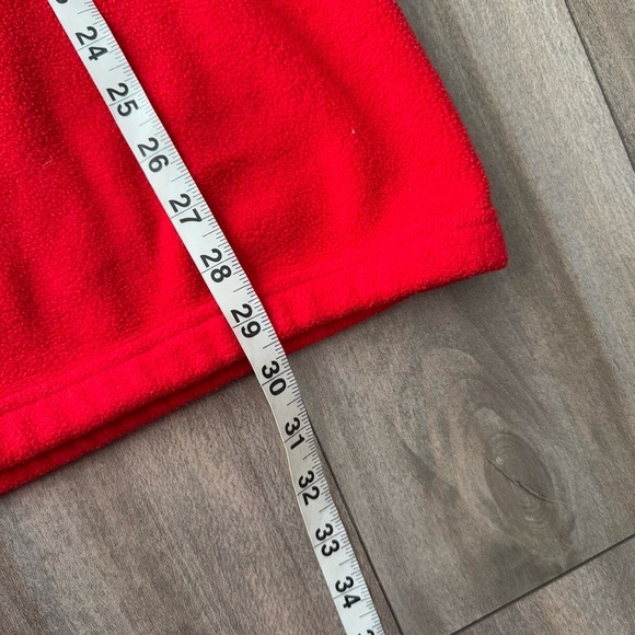 Vtg 90s Y2K Detroit Red Wings fleece pullover crewneck embroidered red size XL - Picture 5 of 5